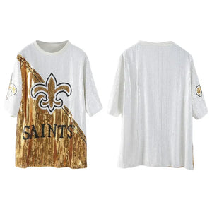 New Orleans Saints Sparkly Sequin Dress