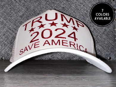 Trump 2024 Save America Trucker Hat