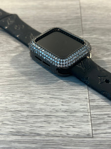 Gunmetal 41mm Bling Apple Watch Case Bezel