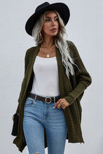 Load image into Gallery viewer, Green Women&#39;s Kimono Batwing Knitted Slouchy Oversized Cardigan Sweater
