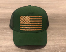 Load image into Gallery viewer, American Flag Trucker Hat