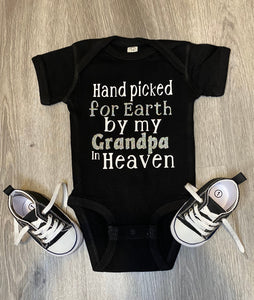 Hand Picked for earth by my Grandpa in Heaven Bodysuit