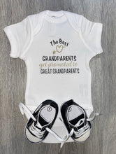 Load image into Gallery viewer, The Best Grandparents get promoted to Great Grandparent Bodysuit