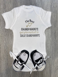 The Best Grandparents get promoted to Great Grandparent Bodysuit