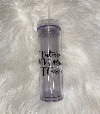 Personalized Future Mrs Tumbler