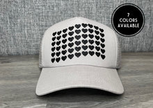 Load image into Gallery viewer, Heart Flag Trucker Hat