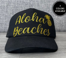 Load image into Gallery viewer, Aloha Beaches Trucker Hat