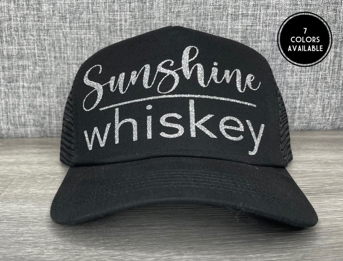Sunshine & Whiskey Trucker Hat