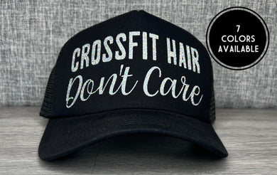 Crossfit Hair Dont Care Trucker Hat