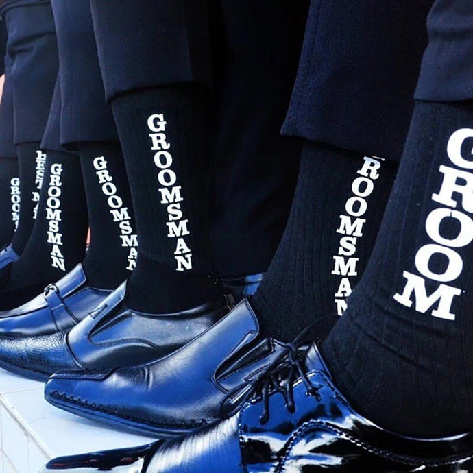 Groom Wedding Socks | Wedding Party Socks
