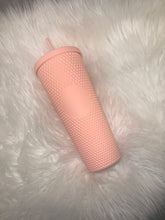 Load image into Gallery viewer, Light Pink Studded Tumbler