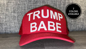 Trump Babe Trucker Hat