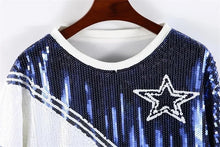 Load image into Gallery viewer, Sequin Dallas Cowboys Dress