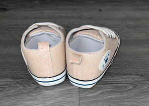 Light Pink Glitter Baby Shoes